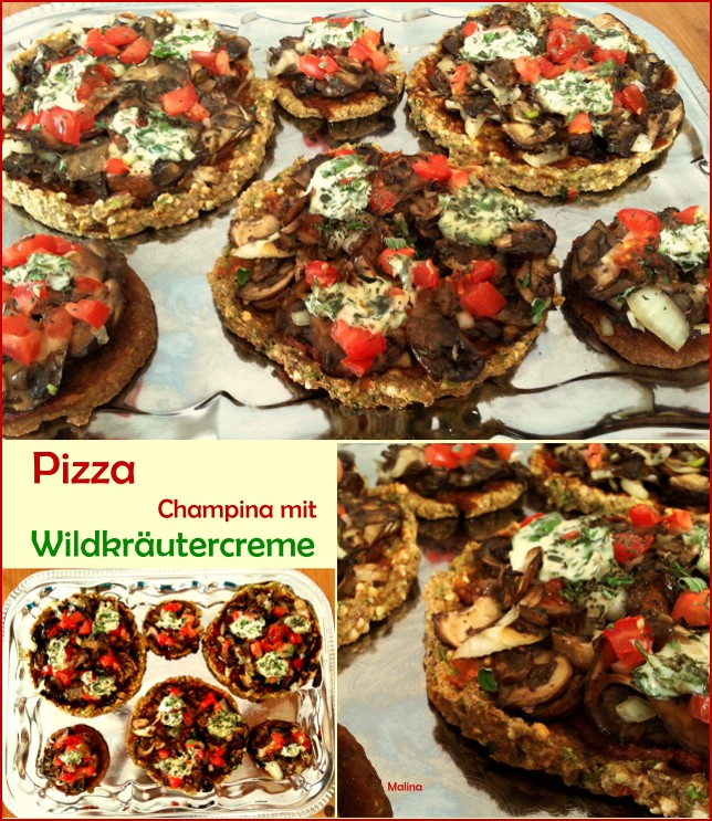 pizza champina wildkrauetercreme